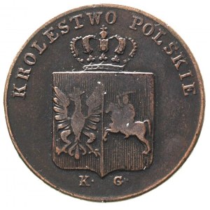 3 grosze 1831, Warszawa, bardzo rzadka odmiana, łapy or...
