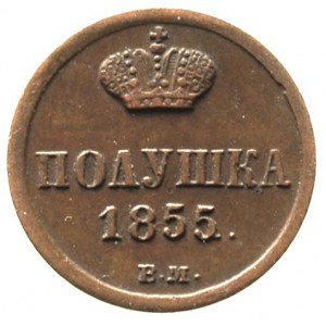 połuszka 1855, Warszawa, Plage 535, Bitkin 495 R, patyn...