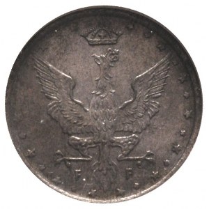 10 fenigów 1917/F, Stuttgart, Parchimowicz 6 b, napis o...