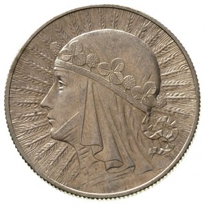 5 złotych 1932, Anglia, Głowa Kobiety, Parchimowicz 116...