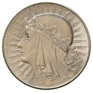 5 złotych 1933, Warszawa, Głowa Kobiety, Parchimowicz 1...