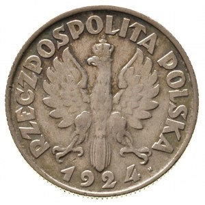 2 złote 1924/H, Birmingham, Parchimowicz 109 b, rzadkie