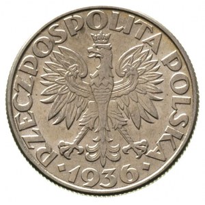 2 złote 1936, Warszawa, Żaglowiec, Parchimowicz 112