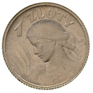 1 złoty 1924, Paryż, Parchimowicz 107 a, wyśmienity sta...