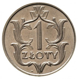 1 złoty 1929, Warszawa, Parchimowicz 108, bardzo ładny ...