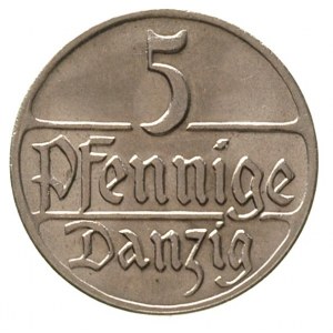 5 fenigów 1923, Berlin, Parchimowicz 55 a, piękny egzem...