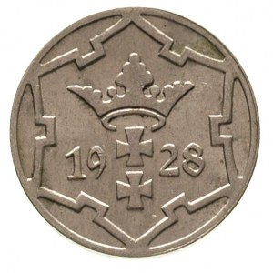 5 fenigów 1928, Berlin, Parchimowicz 55 b, rzadszy rocz...