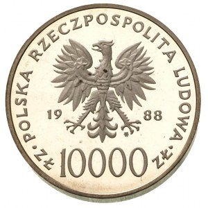 10.000 złotych 1988, Warszawa, Jan Paweł II, Parchimowi...