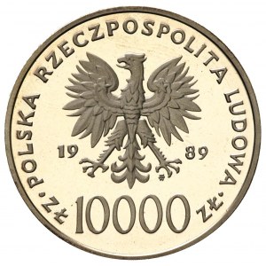 10.000 złotych 1989, Warszawa, Jan Paweł II, Parchimowi...