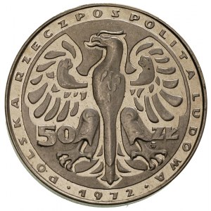 50 złotych 1972, Fryderyk Chopin, odmiana bez napisu PR...