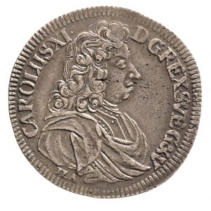 2/3 talara (gulden) 1689, Szczecin, Ahlström 113 b, Dav...