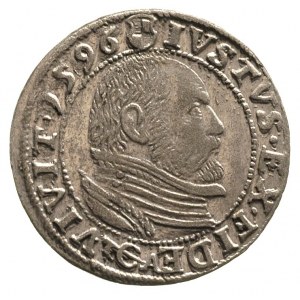 grosz 1596, Królewiec, Bahr 1308, Neumann 58, rzadki
