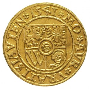 dukat 1541, Wrocław, F.u.S. 3405, Fr. 445, złoto 3.53 g...