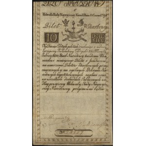 10 złotych 8.06.1794, seria C, Miłczak A2, Lucow 19 R3,...