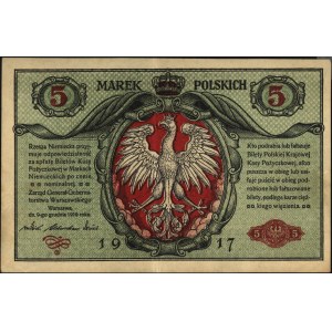 5 marek polskich 9.12.1916, \Generał, \Biletów, seria ...