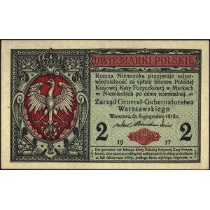 1 i 2 marki polskie 9.12.1916, \Generał\ serii B