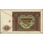 1, 2, 5 i 10 złotych 15.05.1946, SPECIMEN, Miłczak 123-...