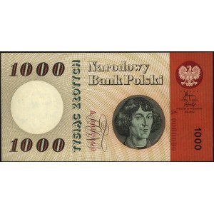 1.000 złotych 29.10.1965, seria A 0000000, bez nadruku ...