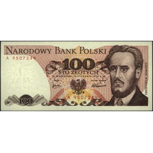 10 złotych 1.06.1982 seria A 0004242, 100 złotych 15.01...