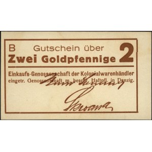 Gdańsk, 2 i 5 goldfenigów, serie B, Podczaski WD-108.B....