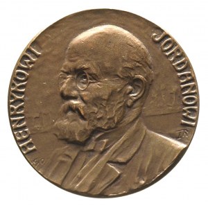 medal na uczczenie zasług Henryka Jordana, 1910 r., Aw:...