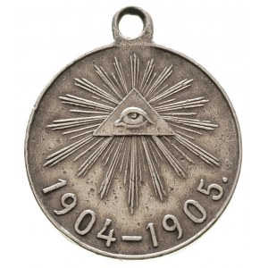 Mikołaj II 1894-1917, medal Za wojnę rosyjsko-japońską ...