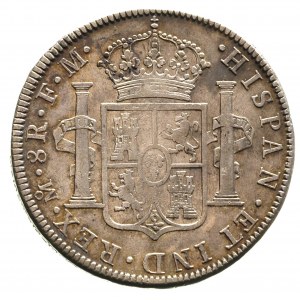 Karol III 1759-1788, 8 reali 1773/F.M., Meksyk, Calbeto...