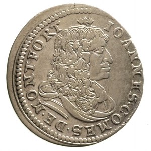 Jan VIII 1662-1686, 15 krajcarów 1676, ładny egzemplarz