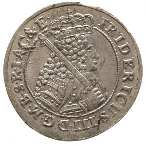 Fryderyk III 1688-1701-1713, ort 1698/SD, Królewiec, Ne...