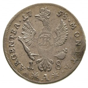 Fryderyk II Wielki 1740-1786, ort 1758/A, Berlin, Neuma...