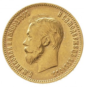 10 rubli 1902 / A-P, Petersburg, złoto 8.59 g, Kazakov ...