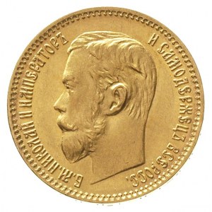 5 rubli 1898 / А-Г, Petersburg, złoto 4.30 g, Kazakov 1...