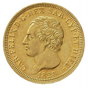 Królestwo Sardynii, Karol Filip 1821-1831, 80 lirów 182...