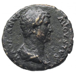 Hadrian 117-138, as 132-134, Rzym, Aw: Popiersie cesarz...