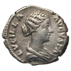 Lucilla- córka Marka Aureliusza, denar, Aw: Popiersie L...