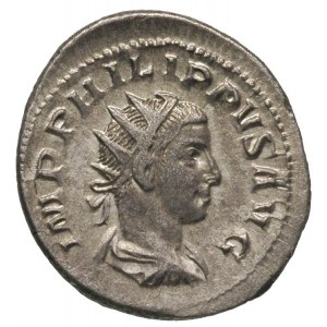 Filip II 247-249, antoninian 247-249, Rzym, Aw: Popiers...