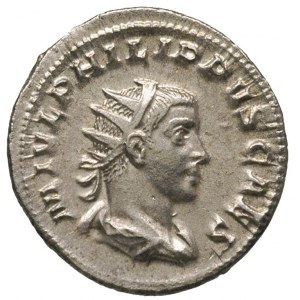 Filip II 247-249, antoninian 244-246, Rzym, Aw: Popiers...