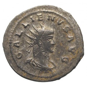 Gallien 253-268, antoninian bilonowy, mennica w Azji, A...