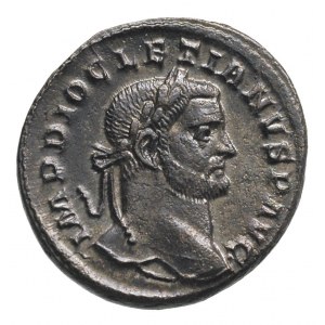 Dioklecjan 284-305, follis 296-297, Trewir, Aw: Popiers...