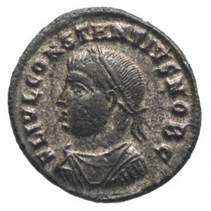 Konstancjusz II 324-361, 1/4 follisa, 326, Heraklea, Aw...