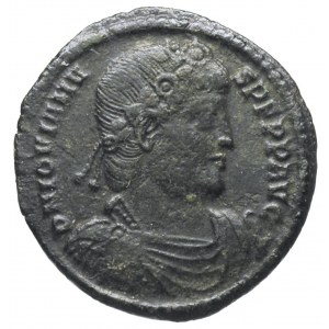 Jowian 363-364, follis, Tesaloniki, Aw: Popiersie cesar...