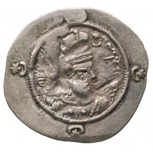 Hormazd IV 579-590, drachma, litery NIH (Nehavend), rok...