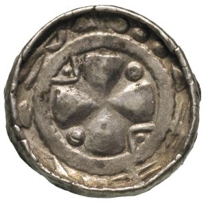 Saksonia, denar krzyżowy, srebro 0.95 g, CNP typ VII 98...