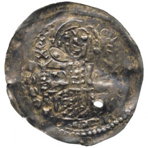 Bolesław Wstydliwy 1243-1279, denar, Aw: Stojący św. St...