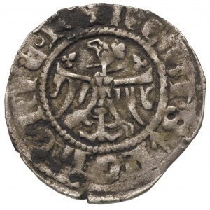 Kazimierz Wielki 1333-1370, półgrosz koronny, Aw: Popie...