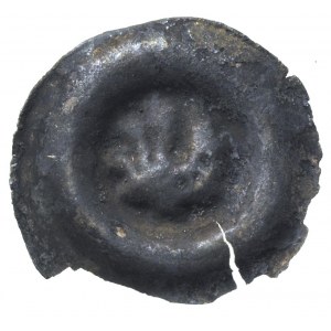 brakteat; Kozioł, srebro 0.60 g, Fbg. 666