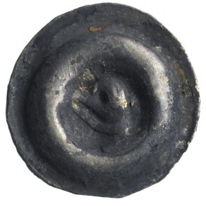 brakteat; Głowa orła w lewo, srebro 0.49 g, Fbg. 834