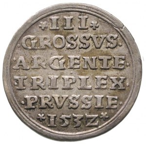 trojak 1532, Toruń, moneta z aukcji Münzen und Medaille...