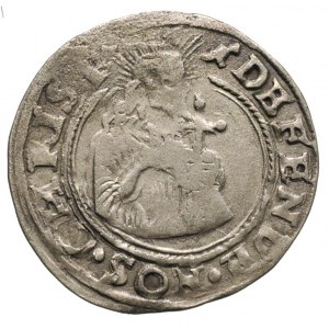 grosz oblężniczy 1577, Gdańsk, moneta z kawką na awersi...