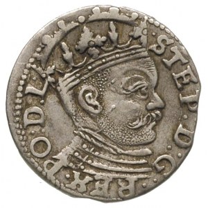 trojak 1585, Ryga, Gerbaszewski 27, moneta niecentryczn...